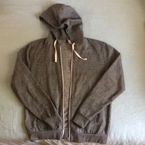 Grey Zip Up Hoodie!
